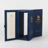 Custom Luxury Book-Style Wine Gift Box with Gold Foil Logo