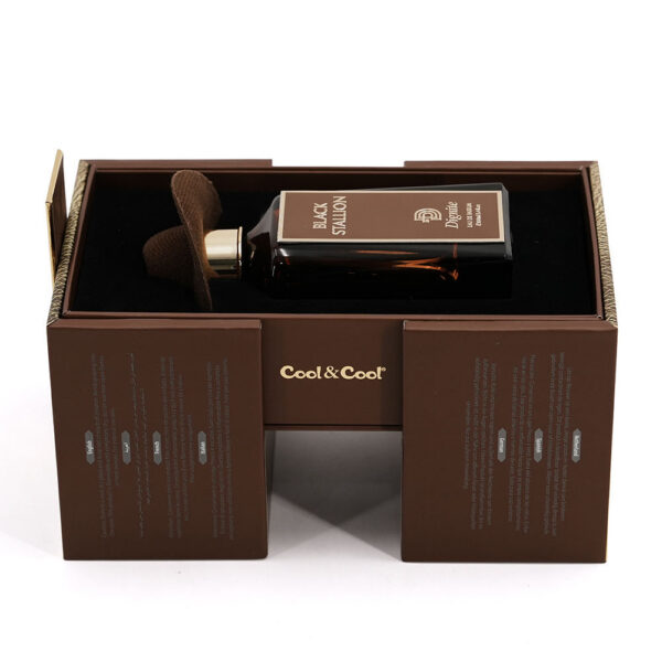 Foil Stamped Double-Door Perfume Box with Molded Insert Foil Stamped Double-Door Perfume Box with Molded Insert