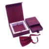 Luxury Cross Jewelry Rigid Gift Box with Drawer Pouch Set
