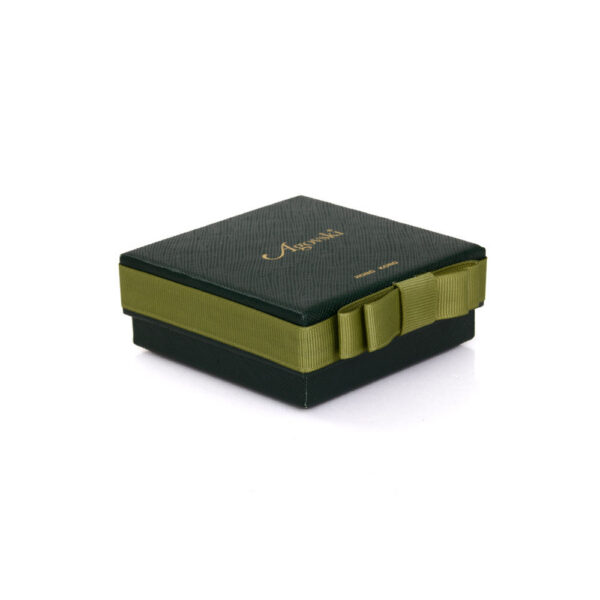 Luxury Rigid Jewelry Gift Box with Grosgrain Ribbon
