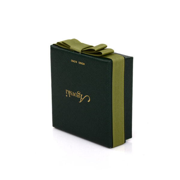 Luxury Rigid Jewelry Gift Box with Grosgrain Ribbon