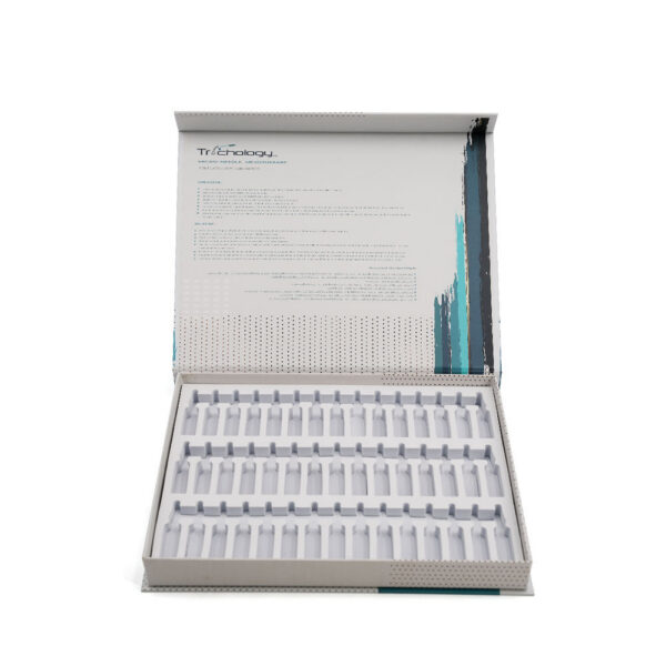 Printed Rigid Hair Serum Ampoule Box with Molded Insert Printed Rigid Hair Serum Ampoule Box with Molded Insert