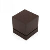 Rigid Croc Texture Candle Jar Box with Molded Black Insert