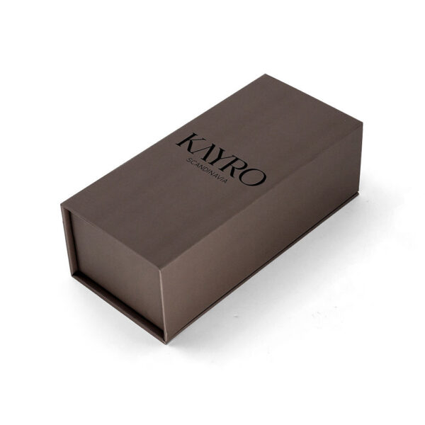 Rigid Magnetic Hair Oil Dropper Box with Velvet Foam Insert