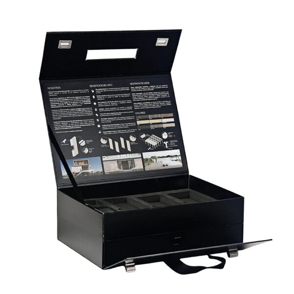 Wood Plastic Composite Sample Presentation Box with Insert Wood Plastic Composite Sample Presentation Box with Insert