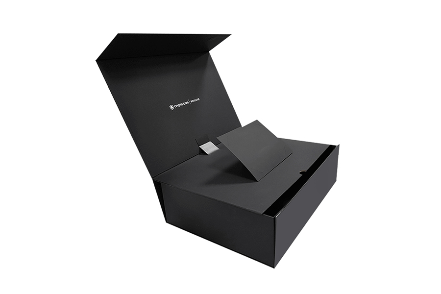 Emballage sous forme de boîte magnétique pliable