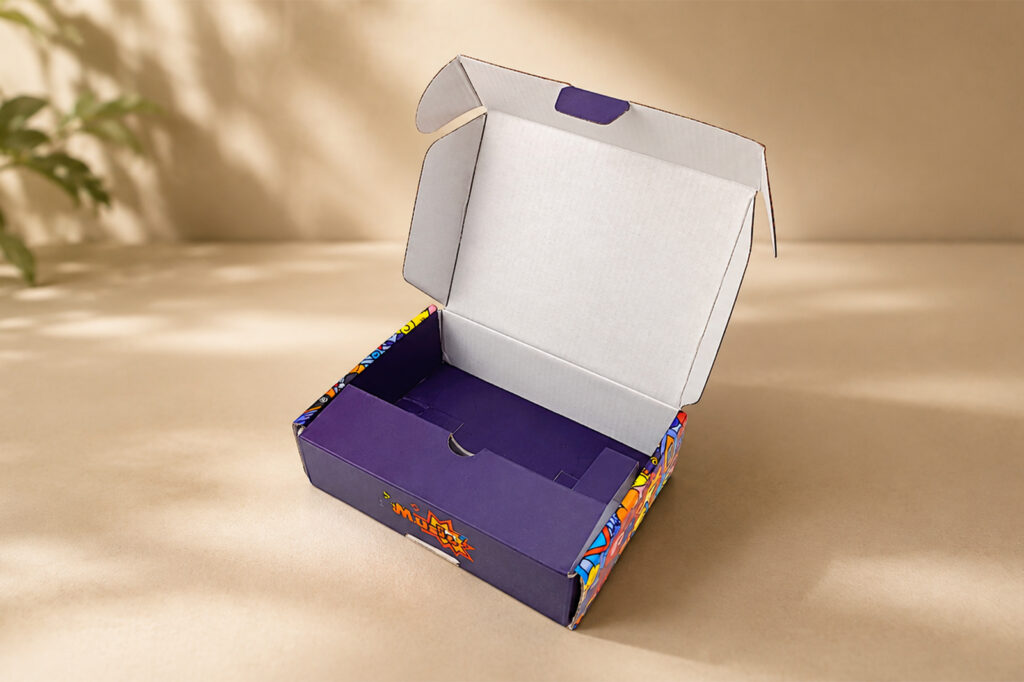 Boîte d'expédition en carton ondulé