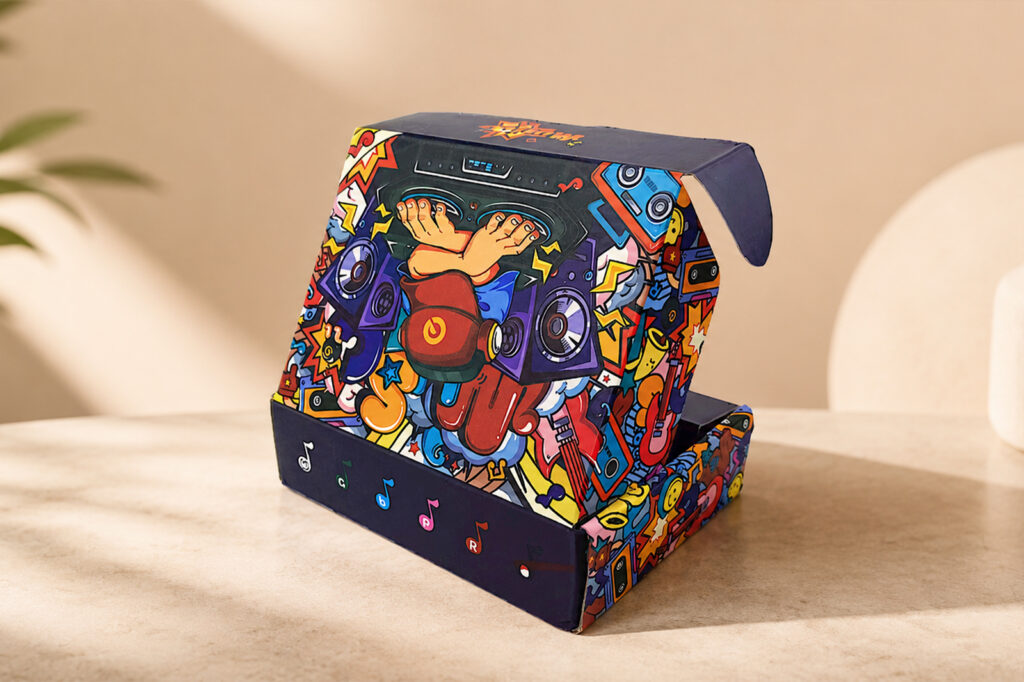 Boîte d'expédition en carton ondulé