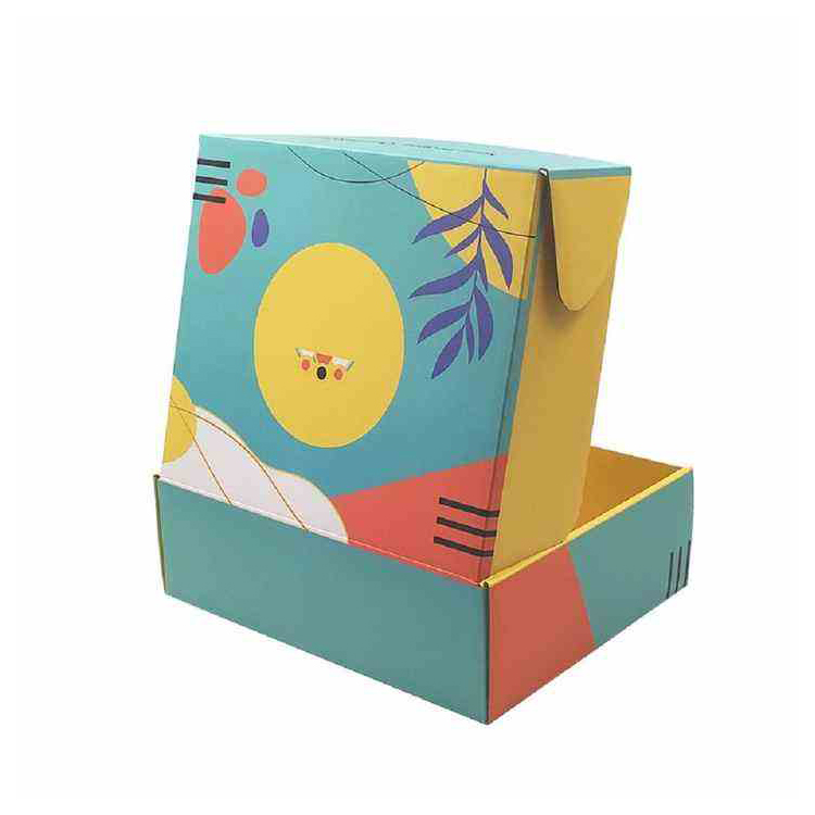 Cartons ondulés personnalisés, colorés et écologiques