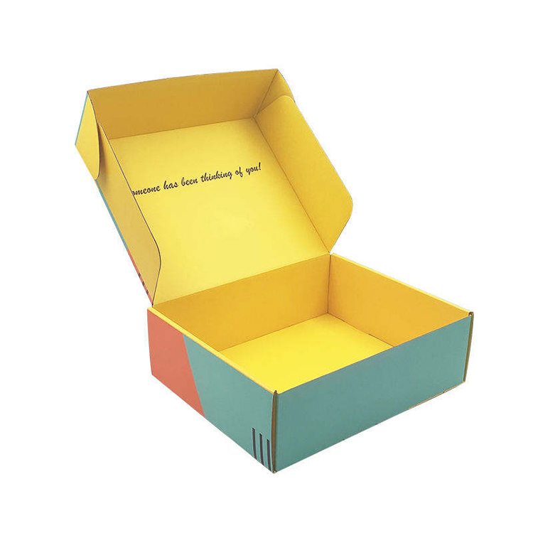 Cartons ondulés personnalisés, colorés et écologiques