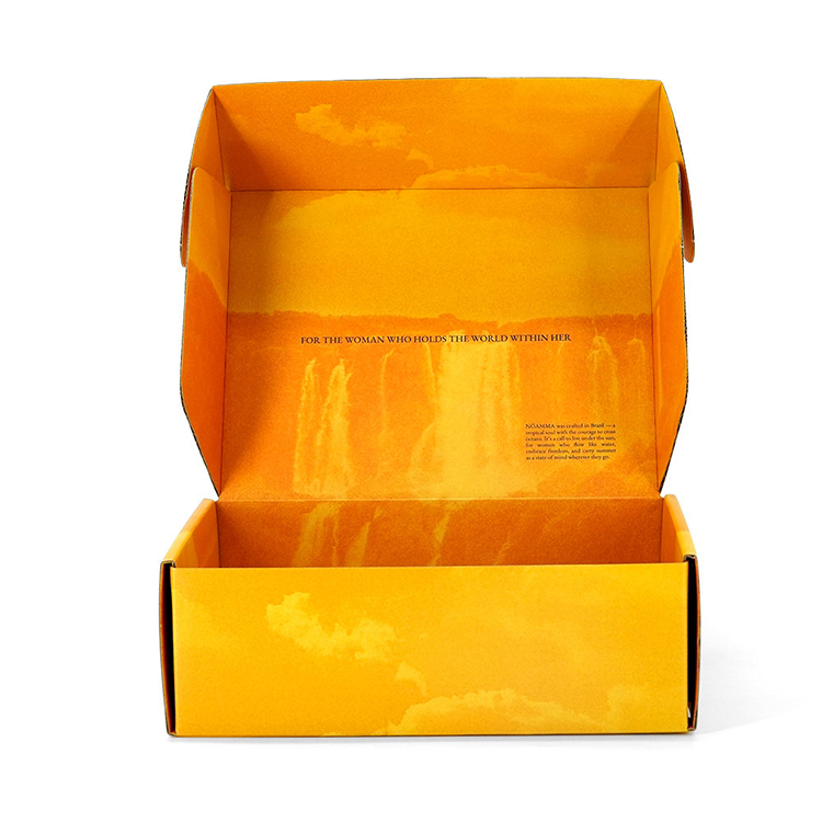 Cartons ondulés personnalisés en papier kraft coloré