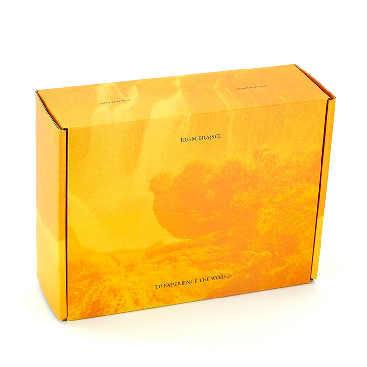 Cartons ondulés personnalisés en papier kraft coloré