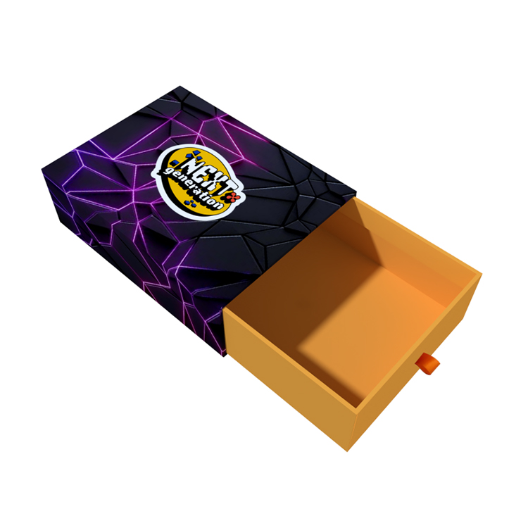 Boîte d'emballage de type tiroir pour console de jeux, avec logo personnalisé