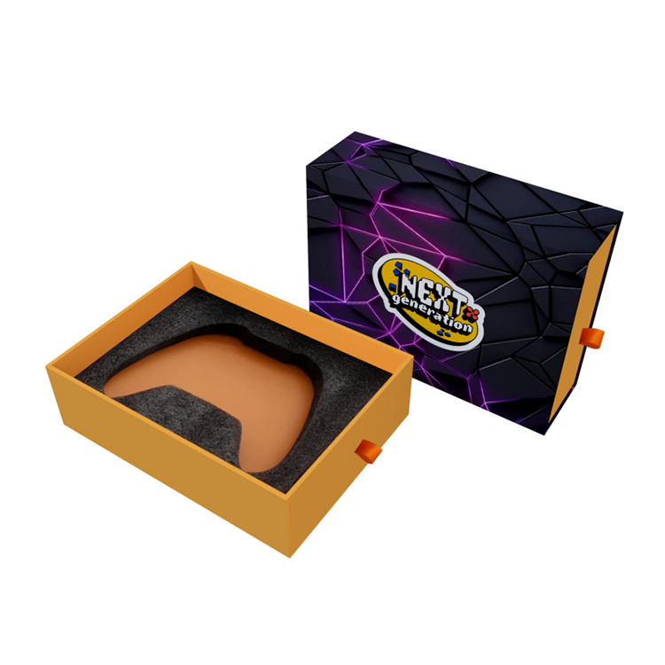 Boîte d'emballage de type tiroir pour console de jeux, avec logo personnalisé