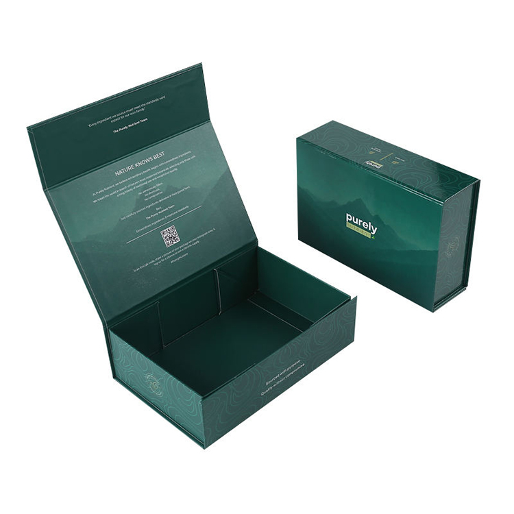 Boîte magnétique à couvercle rabattable sur mesure pour parfums et vêtements