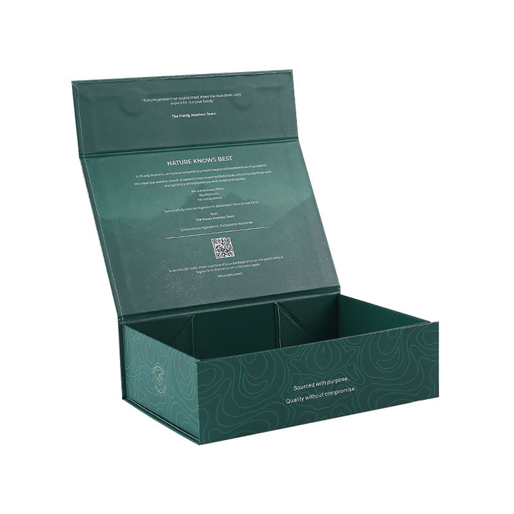 Boîte magnétique à couvercle rabattable sur mesure pour parfums et vêtements