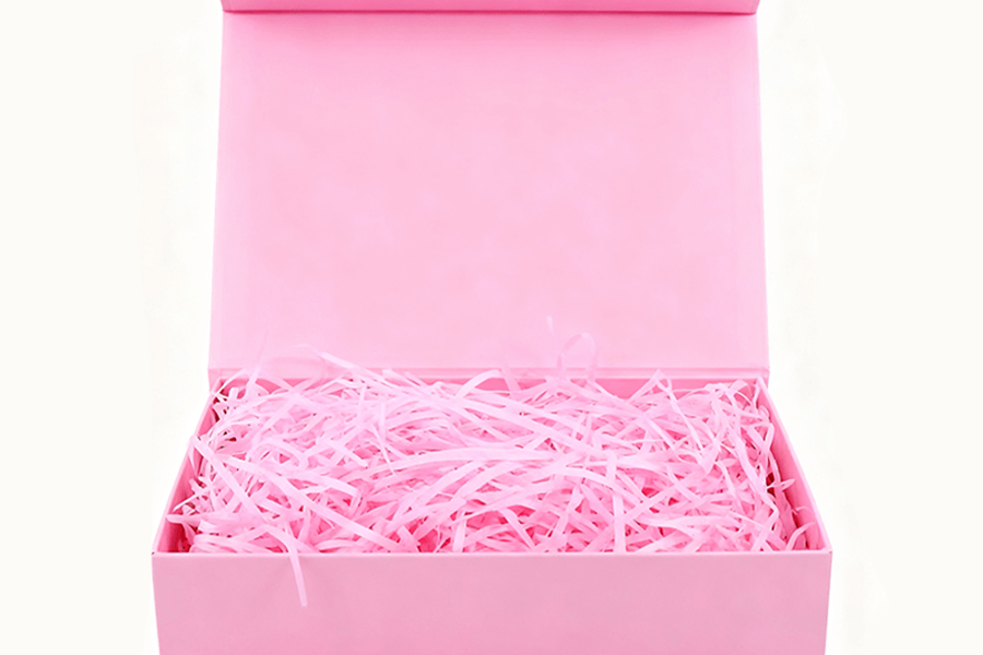 Emballage cadeau magnétique rose haut de gamme personnalisé