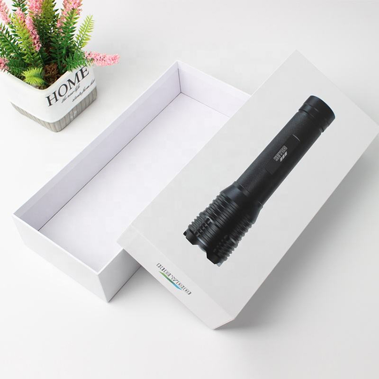 Boîte d'emballage rigide de luxe conçue sur mesure pour des composants électroniques